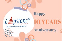 XIN CHÀO! CHÚNG TỚ LÀ CAPSTONE VIỆT NAM! Năm nay chúng tớ tròn 10 tuổi!